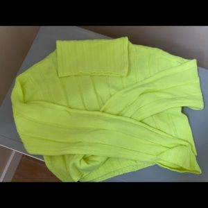 Neon Green Windsor long sleeved  turtle neck